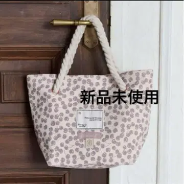 Herlipto Cherry Tote Bag (pale mauve)