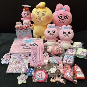 빤쮸토끼 옴팡이 마스코트 봉제 인형 등 세트