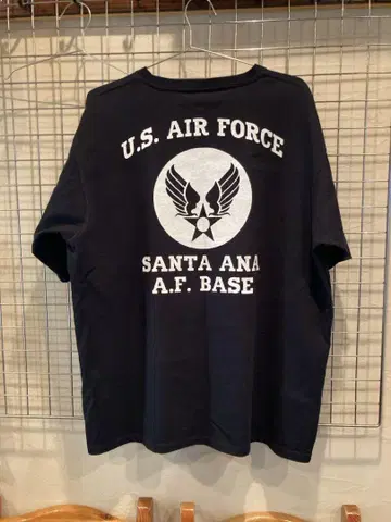 AVIREXT 셔츠 US AIR FORCE 백 프린트