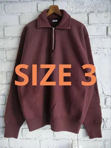 a.presse Vintage Half Zip Sweat Shirt 3