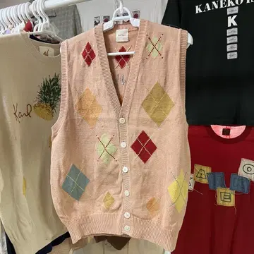 컬 헬무트 면 니트 베스트