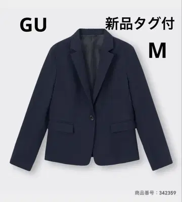 [택 포함 새상품] GU 워셔블 테일러드 자켓 Z M 수트 네이비