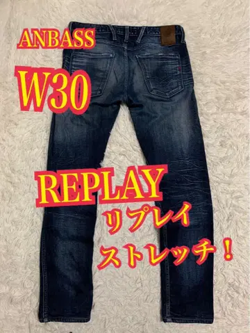 REPLAY 리플레이 ANBASS 데님 청바지 스트레치 W30