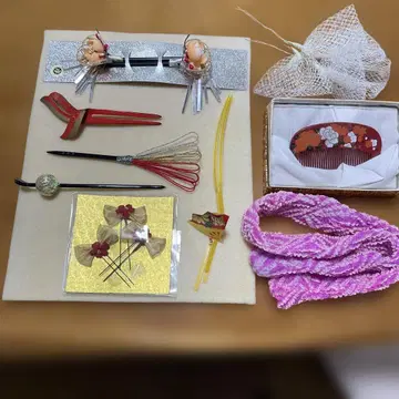 쇼와 레트로 헤어콤 빗 머리 장식 묶음 판매