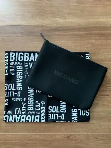 BIGBANG VIP JAPAN FC 혜택 클러치백 플랫 파우치