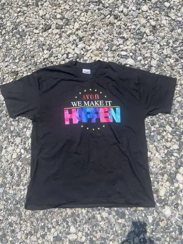 Hanes USA 제작 프린트 티셔츠 XL 사이즈