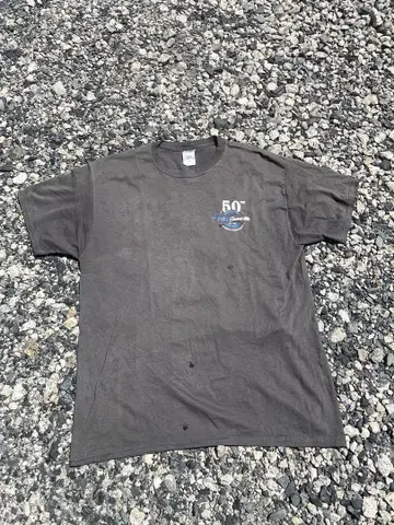 50주년 기념 JERZEES 티셔츠 XL 그레이