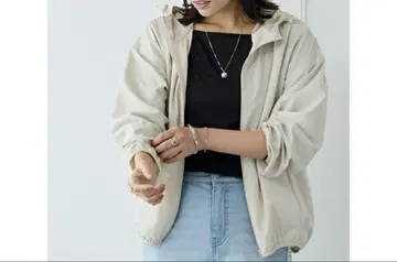 블루종 UV 컷 발수 꽃가루가 잘 묻지 않는 아이보리