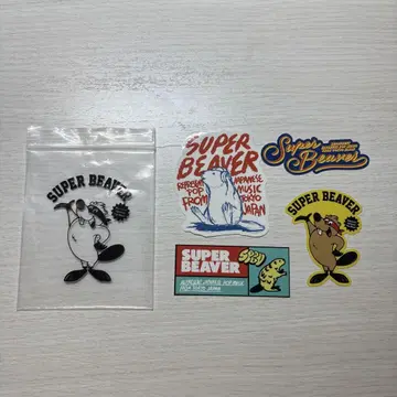 SUPER BEAVER 스티커 세트