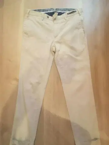 PT01 베이지 슬림 핏 치노 팬츠