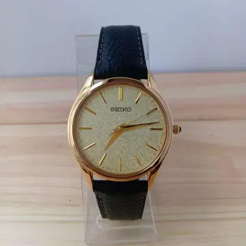 SEIKO 돌체 연차 쿼츠 남성용 손목시계 SS/GP