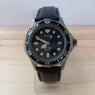 SEIKO 스쿠버 쿼츠 남성용 손목시계 티타늄