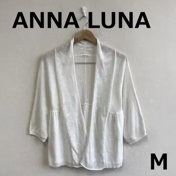 C0820A12 [ ANNA LUNA ] 마 혼방 7부 소매 가디건