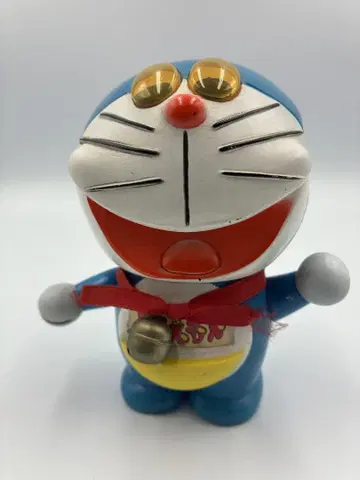 포피 소프트 비닐 도라에몽 1979년제 파랑 성형 골동품 레어