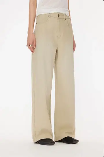 STUDIO DOE Washed straight leg pants S+