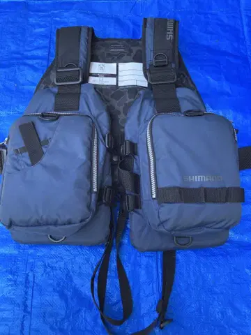 사용 1회 시마노 플로팅 베스트 구명조끼 SHIMANO