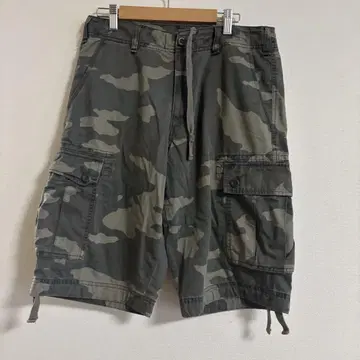 UNIQLO S 남성용 카모플라쥬 카고 숏팬츠