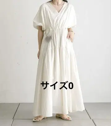 mystic 드로스트 개더 원피스