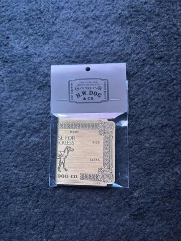 THE H.W. DOG&CO MONEY CLIP Brass 머니클립