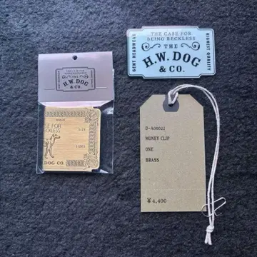THE H.W. DOG&CO MONEY CLIP Brass 머니클립