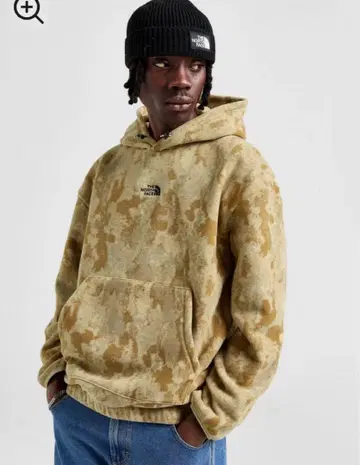 The North Face 플리스 후드티 카모플라쥬