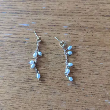 담수 펄 18k 귀걸이