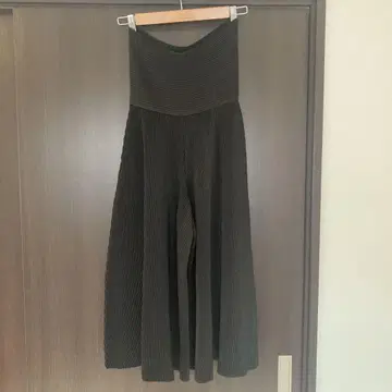 specchio 블랙 와이드 팬츠 스페치오