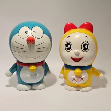 도라에몽 도라미 소프트 비닐 저금통 스미토모 은행 당시 제품 2개 세트