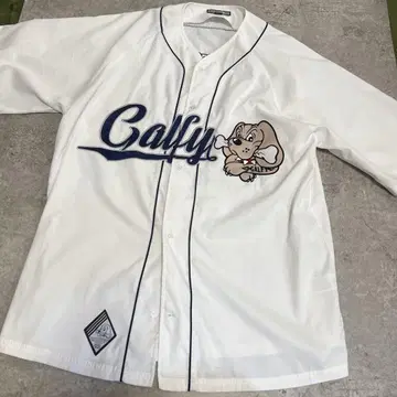 GALFY 베이스볼 셔츠 대형견 화이트 빅 사이즈 XL
