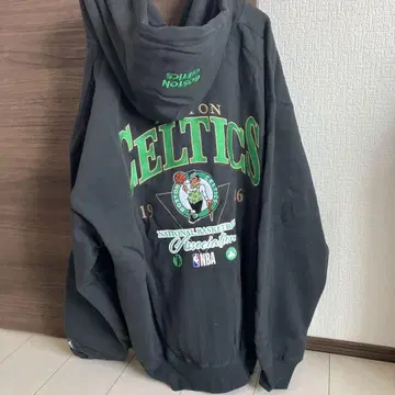 새상품 후드티 L 셀틱스 NBA 모노마트 풀오버 속기모