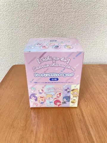 [최애의 아이] x 산리오 캐릭터즈 트레이딩 글리터 캔뱃지 전6종