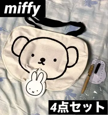 miffy 미피 토트백 파우치 만년필 메시지 카드 4세트