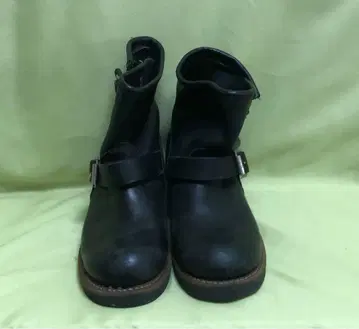 빈티지! 가죽 엔지니어 부츠! 굿이어 웰트 제법 used