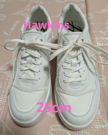 Hawkins Sport 통굽 스니커즈 화이트 25cm CELIA5