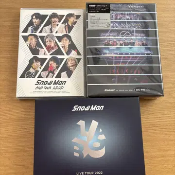 Snow Man LIVE Blu-ray 3개 세트