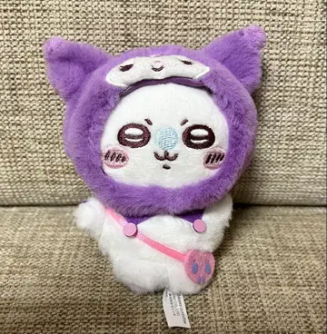 산리오 모몽가 쿠로미 치이카와(먼작귀) 콜라보 마스코트 홀더