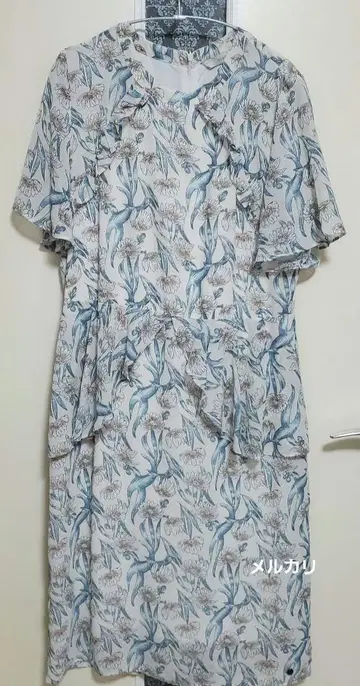 NUMPH 꽃무늬 반팔 원피스
