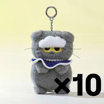 ZO&FRIENDS ZOA 고양이 봉제 인형 마스코트 10개 세트