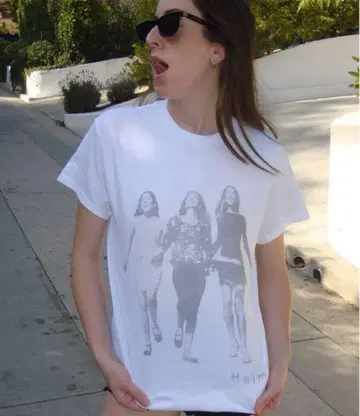 HAIM 밴드 티셔츠 XXL