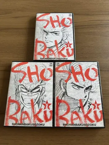 쇼난 폭주족 컴플리트 DVD BOOK 1~3권 세트 새상품급