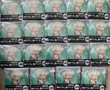 dr.stone 이시가미 센쿠 로손100 캔뱃지 19개