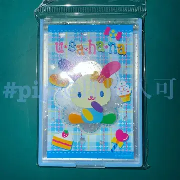 [블루] 우사하나 컴팩트 거울 스핀즈 산리오 헤이세이 Y2K