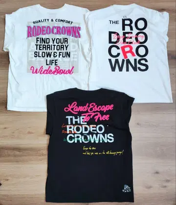 RODEO CROWNS 로데오크라운즈 반팔 티셔츠 묶음 판매