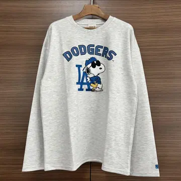 [미사용] MLB x PEANUTS 다저스 스누피 트레이너