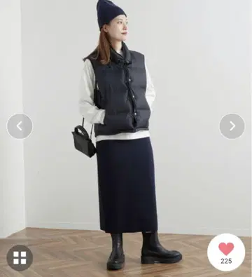 프레임워크 밀라노 리브 타이트 스커트