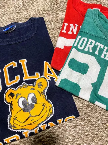 좋은 프린트 새상품급 챔피온 UCLA BRUINS 네이비 M