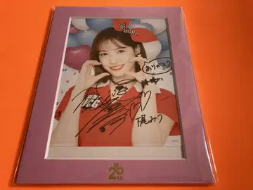 시타오 미우 AKB48 TOUR PARTY 복권 친필 사인 사진 프레임