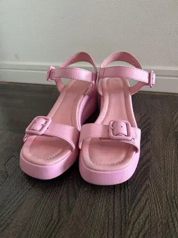 CAMPER 핑크 샌들 38