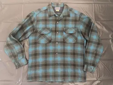 PENDLETON 60년대 옴브레 울 셔츠