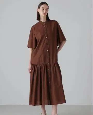 새상품 2025SS 아도어 코튼 나일론 타프타 원피스
